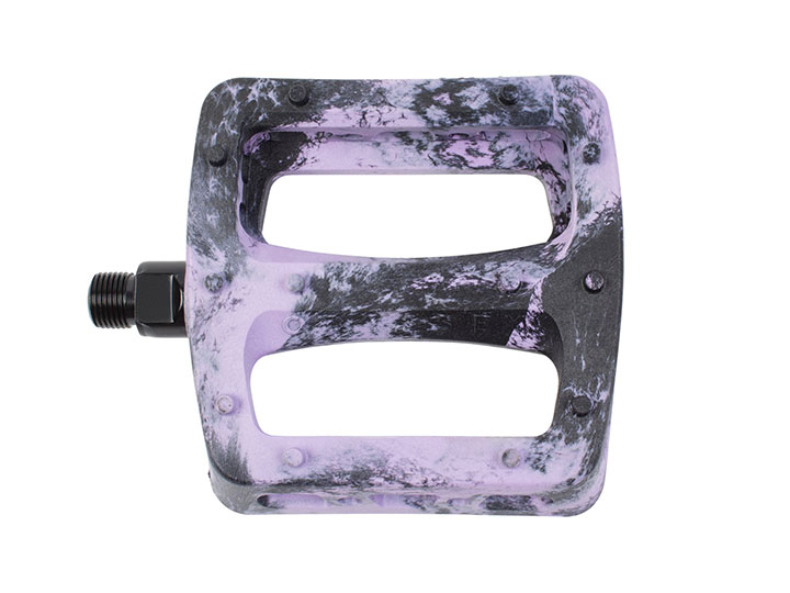 ODSY TWISTED PRO PEDALS -Lavender Black Swirl-