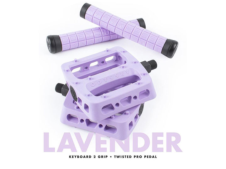 ODYSSEY TWISTED PRO PEDALS + KEYBOARD V2 GRIPS (Aaron Ross Signature) -Lavender- 패키지