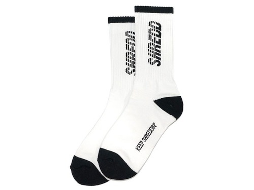 [Restock] SHREDD Logo Socks V2 -White-