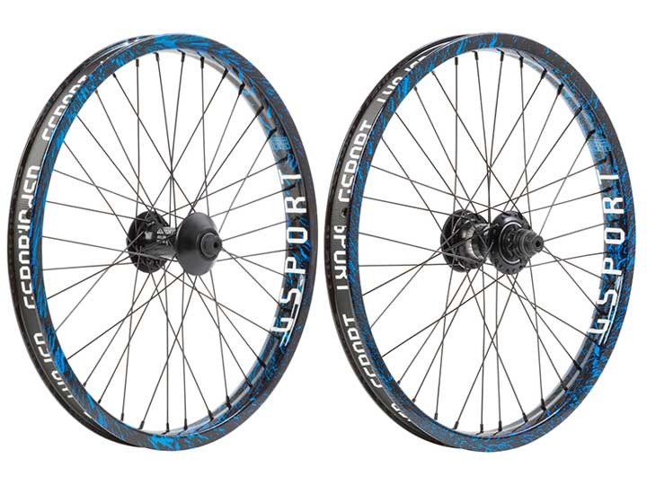 [New] GSPORT ELITE FREECOASTER WHEEL SET &#039;RIBCAGE RIM + ROLOWAY FRONT &amp; ODYSSEY CLUTCH V2 FREECOASTER HUB&#039; [BLUE BLOOD Limited Edition]