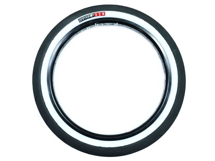 [New] ANIMAL ASM BMX TIRE 2.25&quot; White Wall