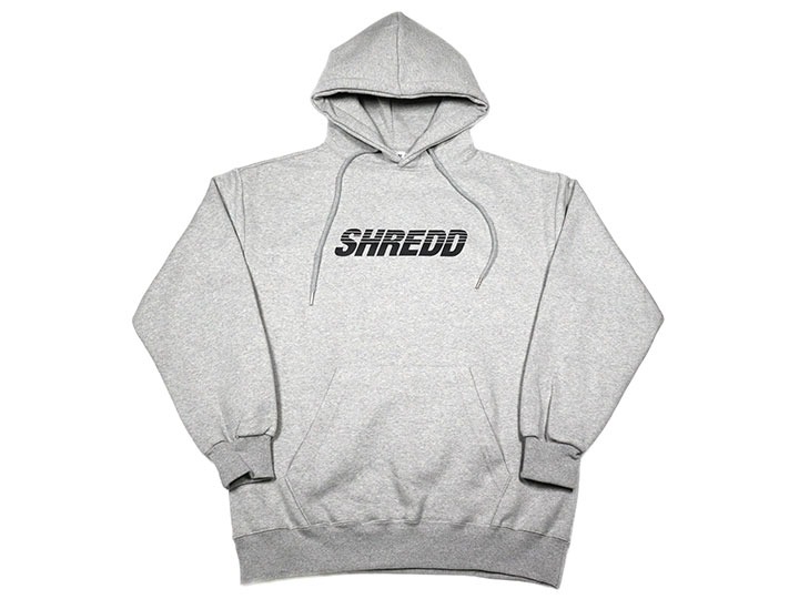 SHREDD Logo Hoodie Grey/Black Logo