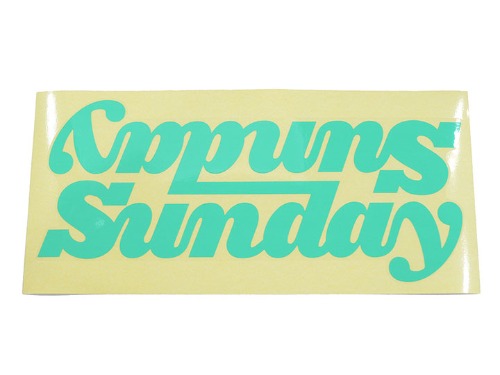 SUNDAY BIG CLASSY CONNECTED DT DECAL - GLOSS MINT GREEN