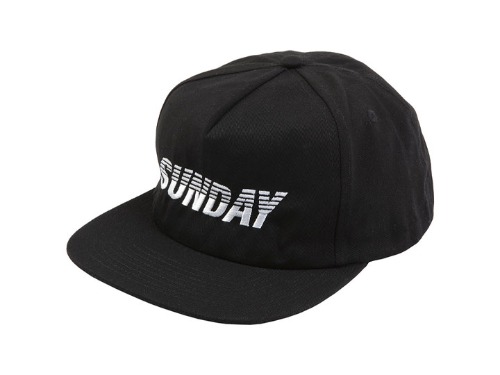 SUNDAY X SHREDD 5-PANEL UNSTRUCTURED HAT Black [Limited Edition]