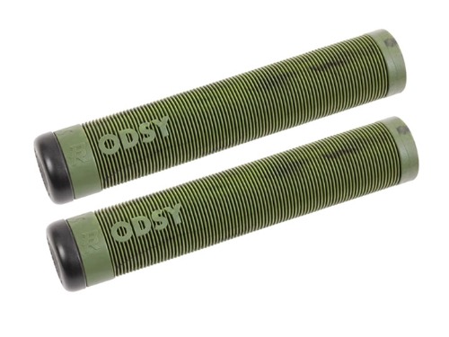 ODYSSEY BROC GRIPS -Army Green / Black Swirl- (Broc Raiford Signature)